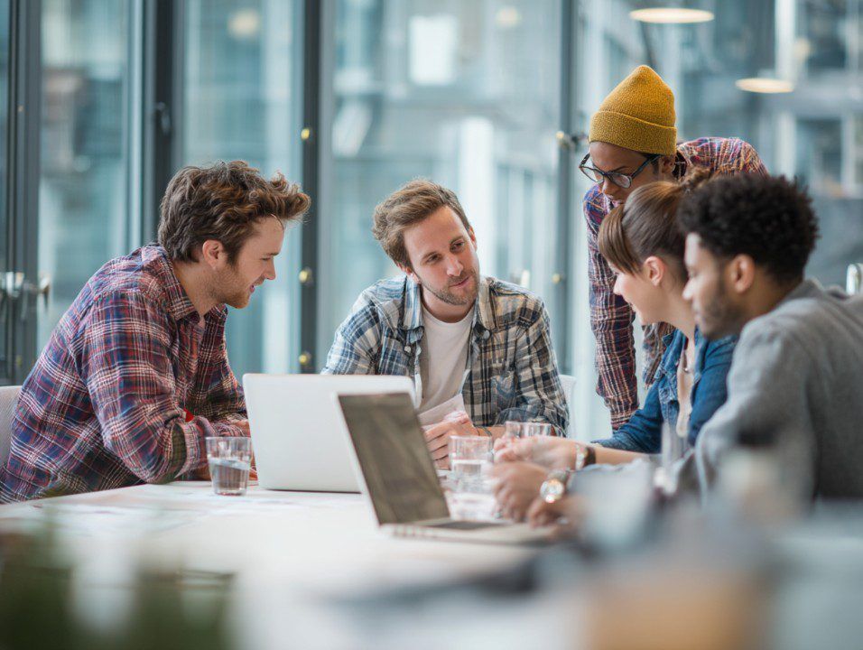 Professional business environment