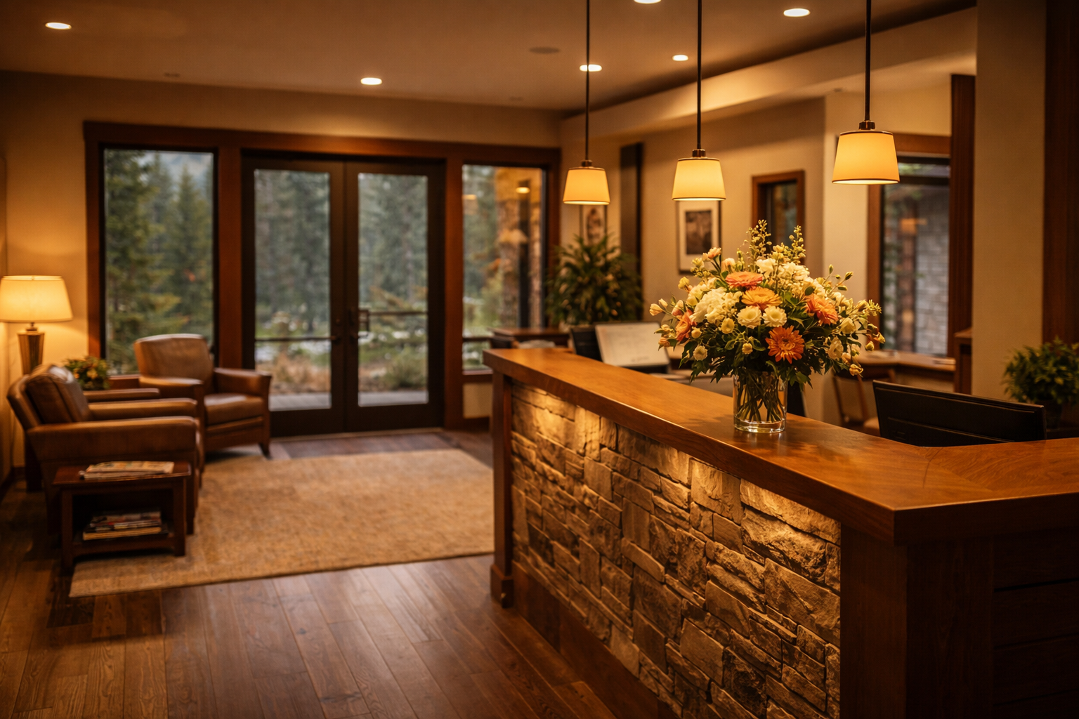 Premium office reception