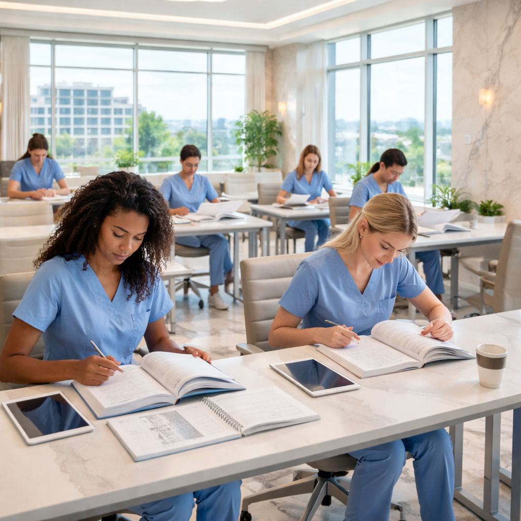 Medical certification lecture classroom