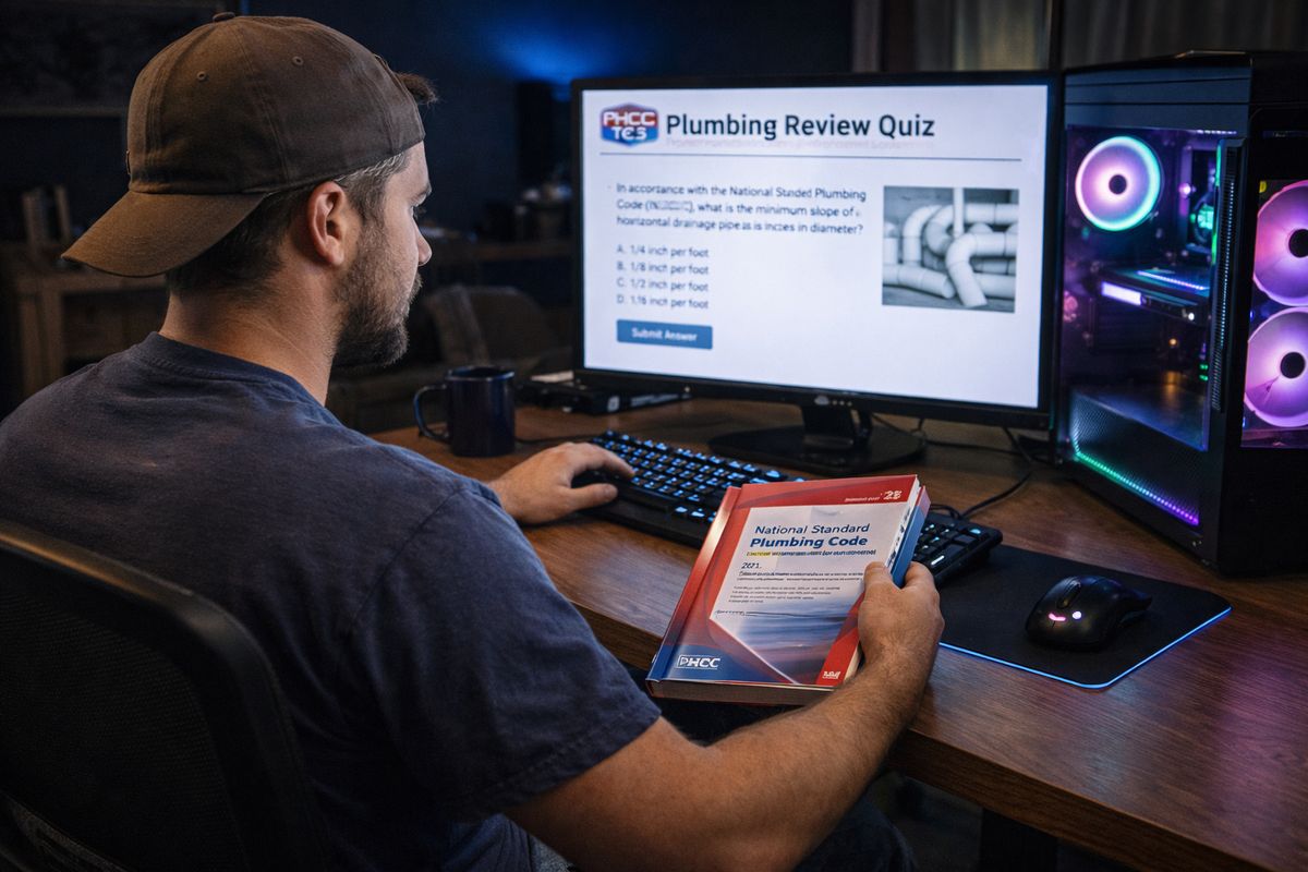 Electrician working on commercial installation